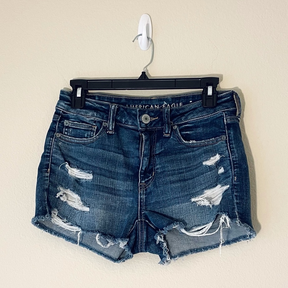 NWOT! American Eagle Hi-Rise Shortie Short size 4